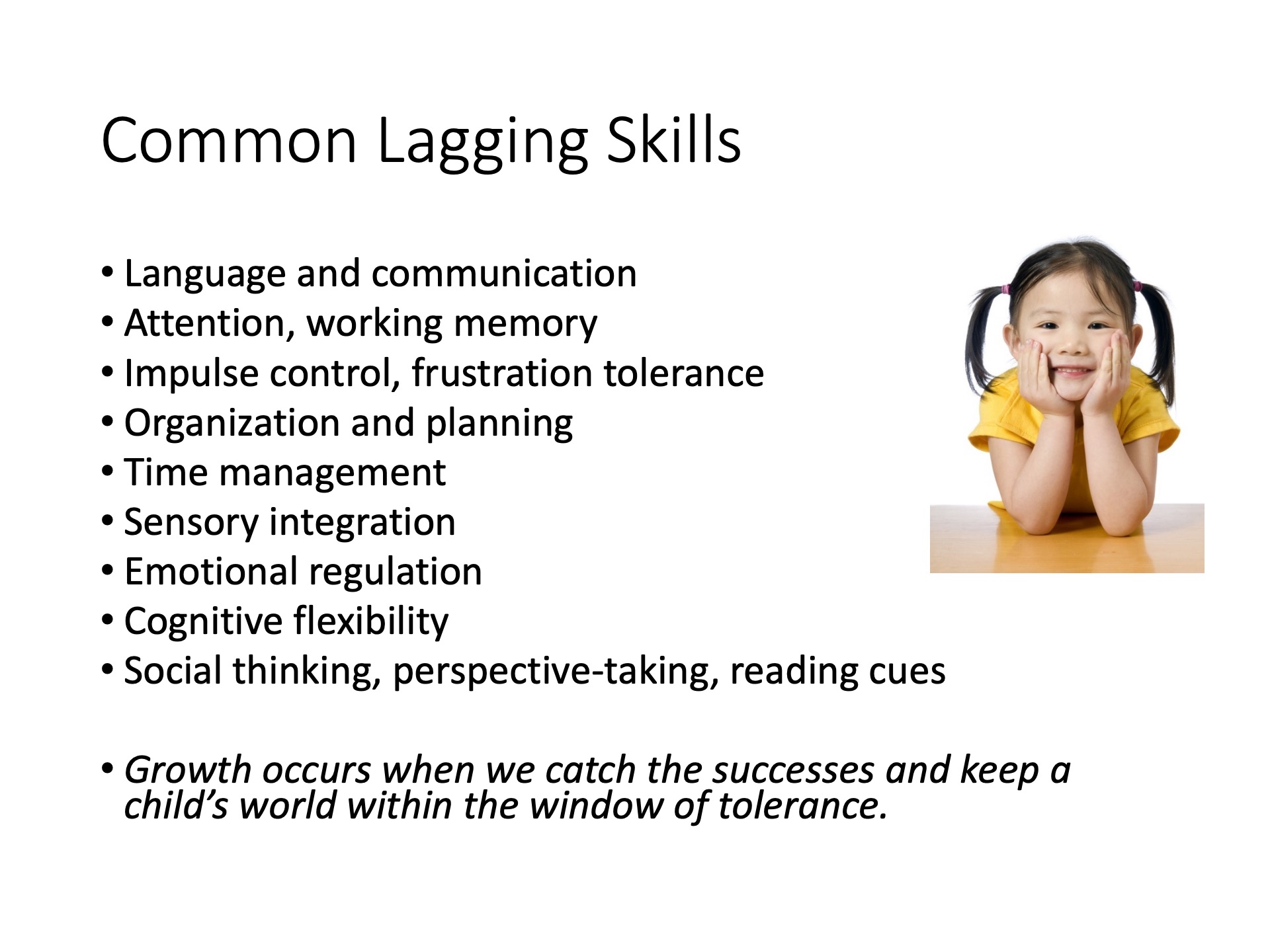 Lesson 7 Common Lagging Skills Children s Program LEARN